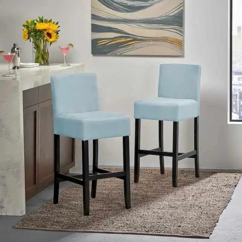 Lopez 30-inch Fabric Barstool (Set of 2) by Christopher Knight Home