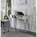 Convenience Concepts Gold Coast Mirrored 2 Drawer Desk/Console Table