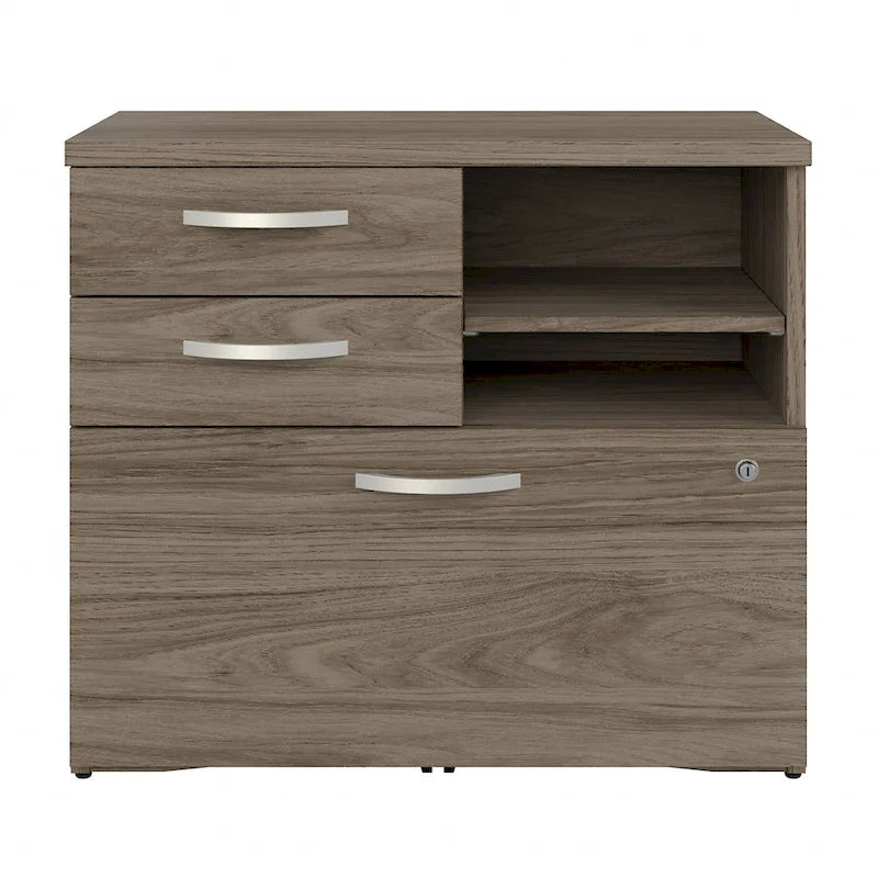 Office Storage Cabinet with Drawers and Shelves