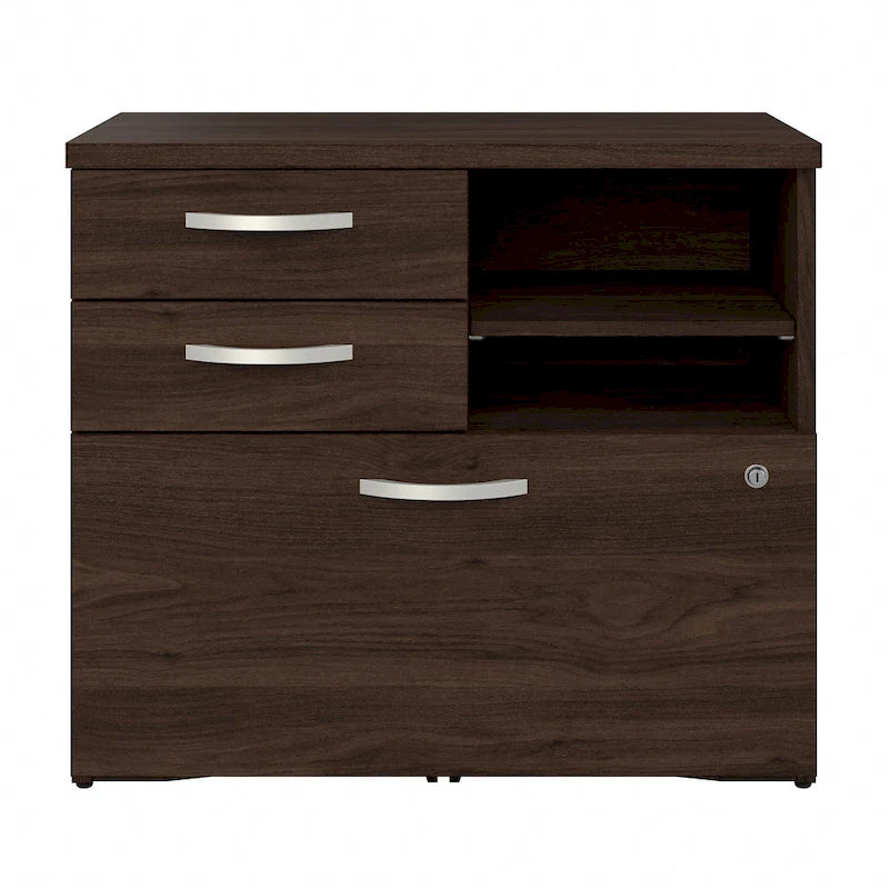 Office Storage Cabinet with Drawers and Shelves