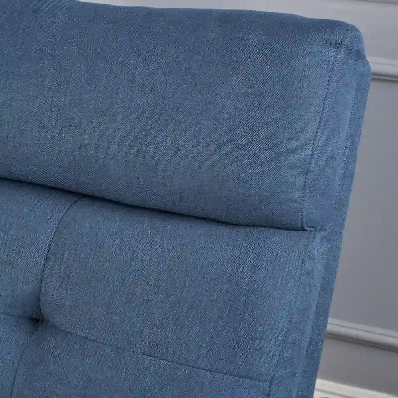 Fabric 2-Seater Recliner Club Chair