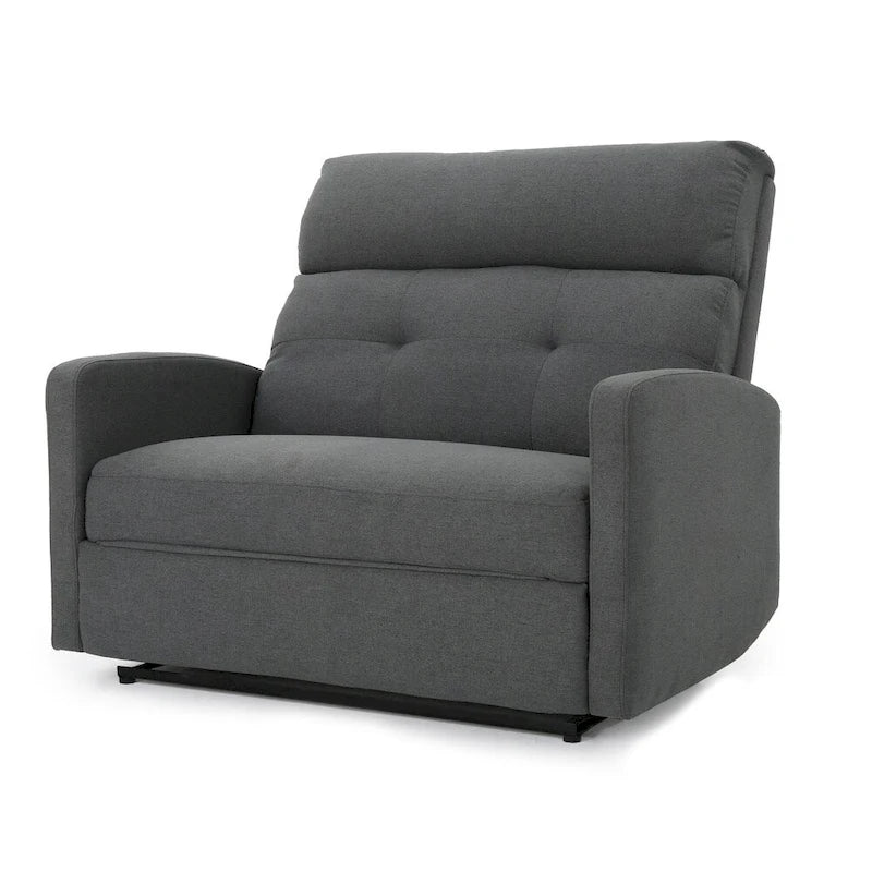 Fabric 2-Seater Recliner Club Chair