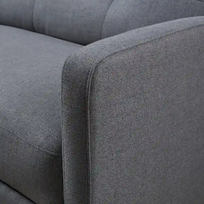 Fabric 2-Seater Recliner Club Chair