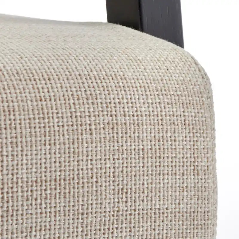 Natural Cane and Solid Wood Accent Chair
