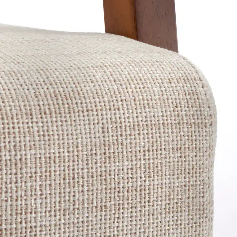 Natural Cane and Solid Wood Accent Chair