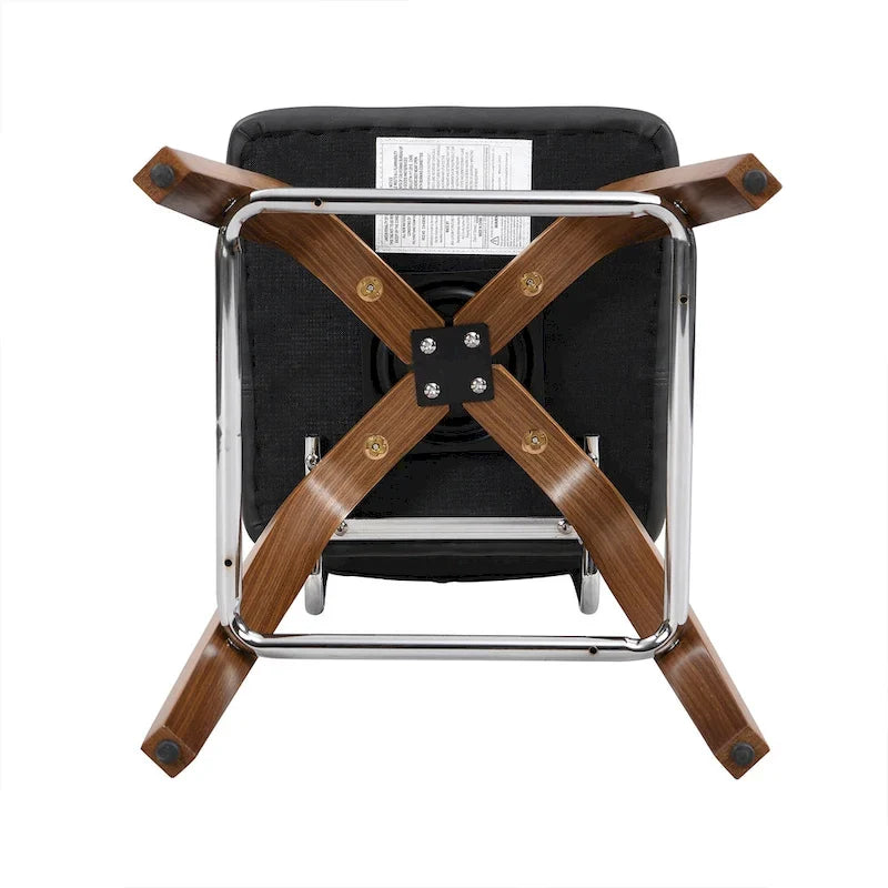 Counter-Height Swivel Bar Stools with Bentwood Legs