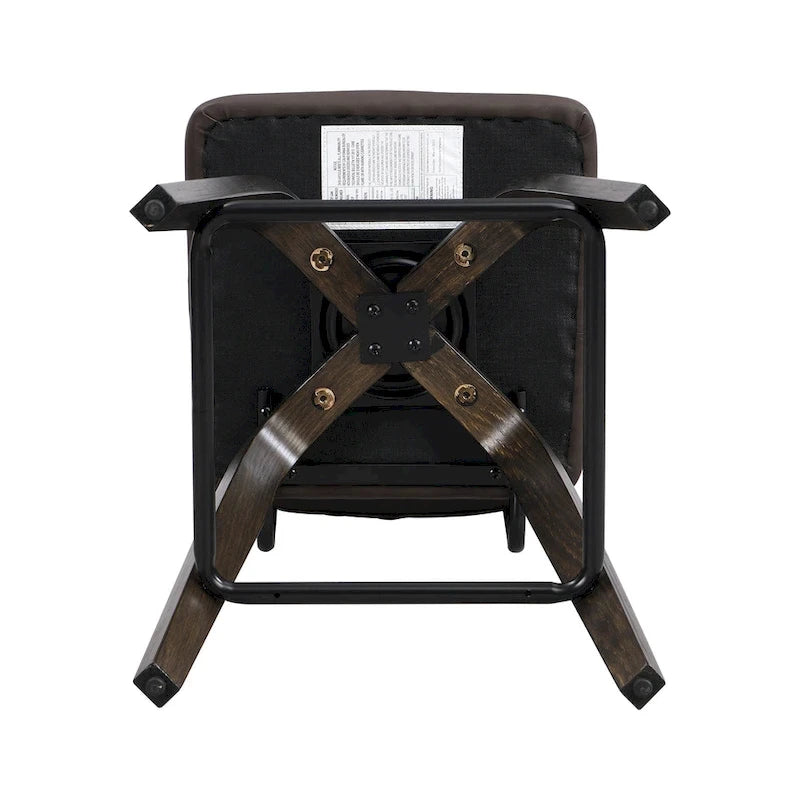 Counter-Height Swivel Bar Stools with Bentwood Legs