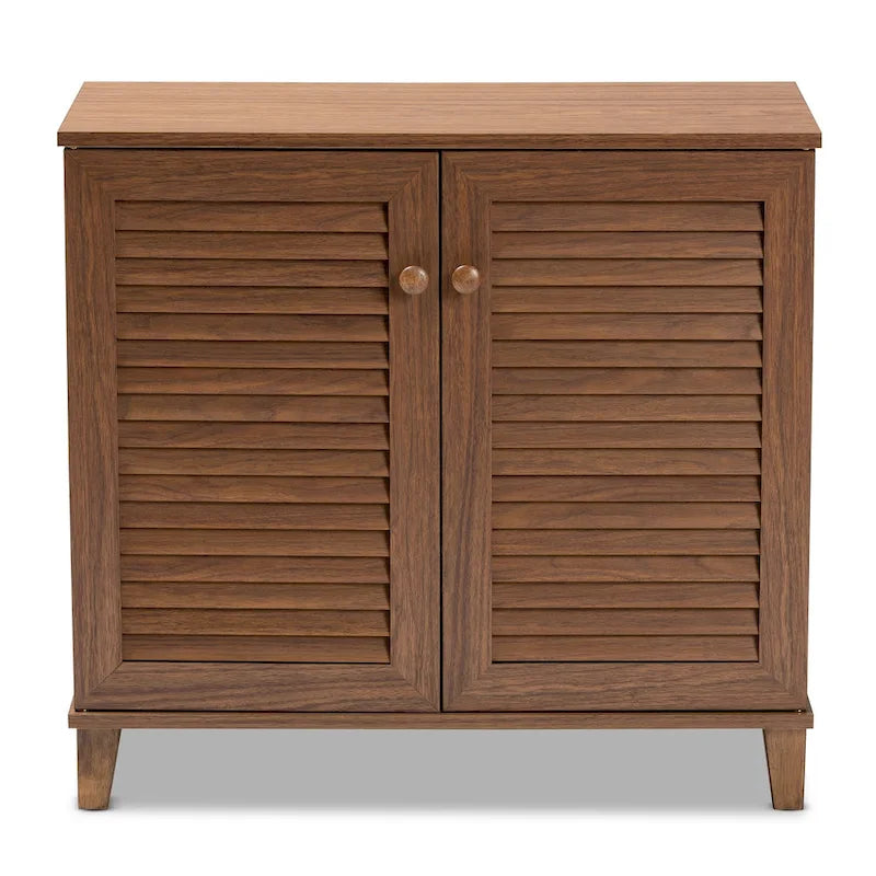 Contemporary 4-Shelf Shoe Storage Cabinet