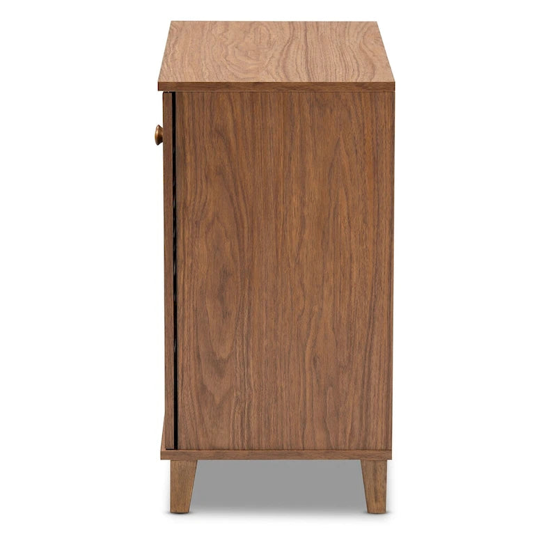 Contemporary 4-Shelf Shoe Storage Cabinet