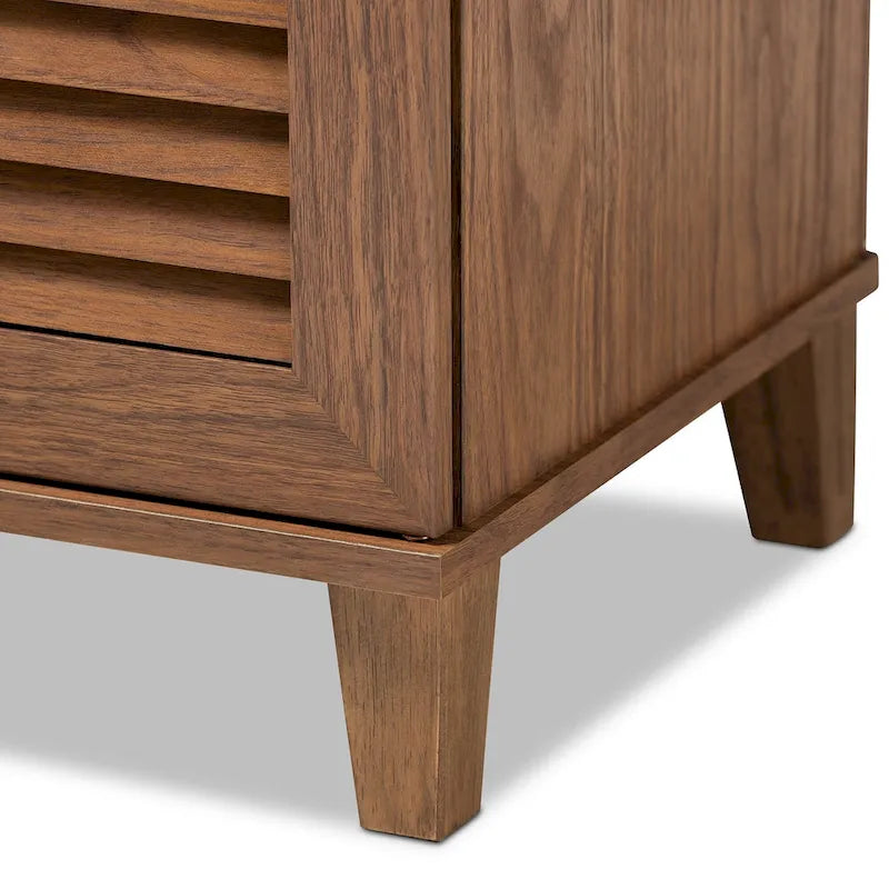Contemporary 4-Shelf Shoe Storage Cabinet