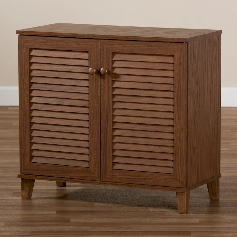 Contemporary 4-Shelf Shoe Storage Cabinet