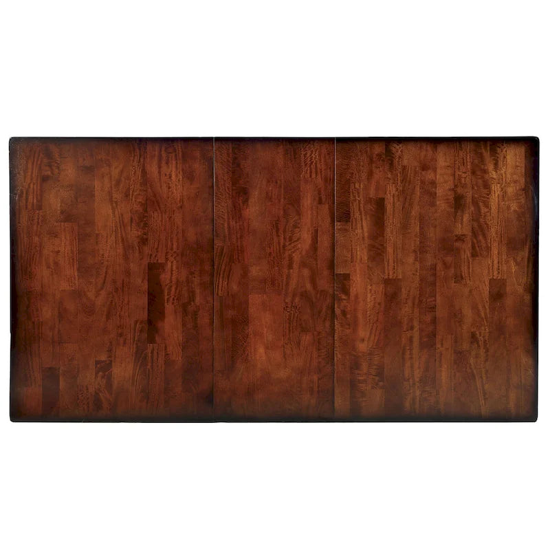 Dark Cherry 78-Inch Extendable Dining Table