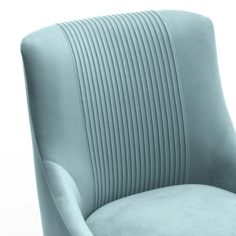 Modern Upholstered Dining or Vanity Chairs, Set of 2 with Rear Handle
