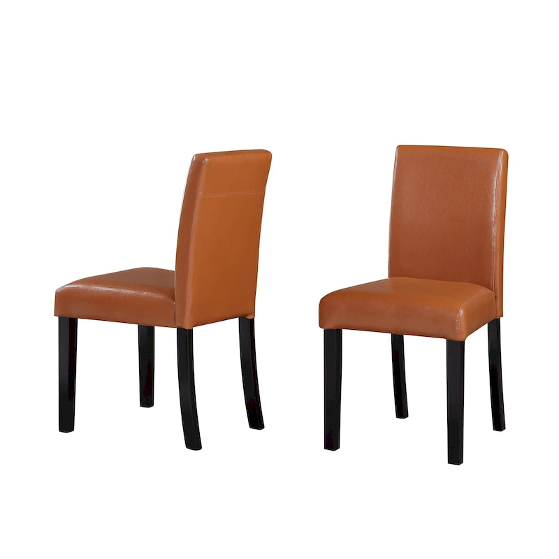 Faux Leather Dining Chairs (Set of 2)