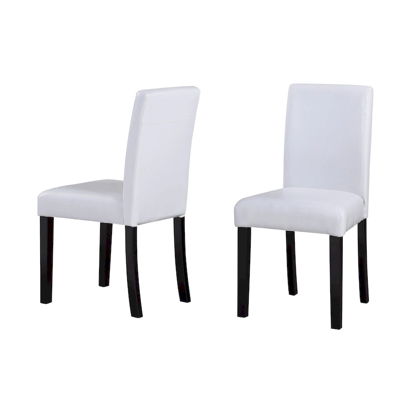 Faux Leather Dining Chairs (Set of 2)