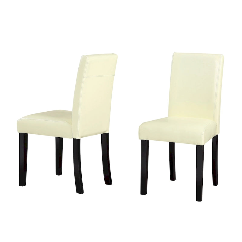 Faux Leather Dining Chairs (Set of 2)