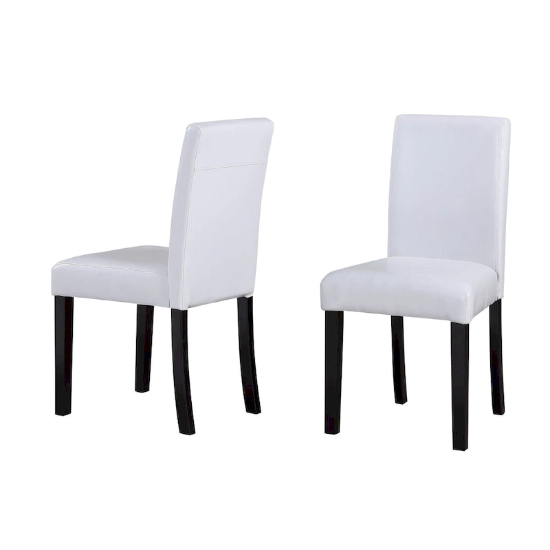 Faux Leather Dining Chairs (Set of 2)