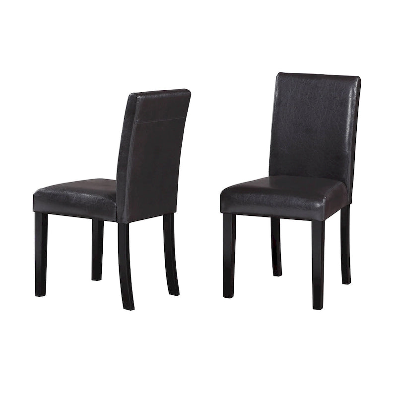 Faux Leather Dining Chairs (Set of 2)