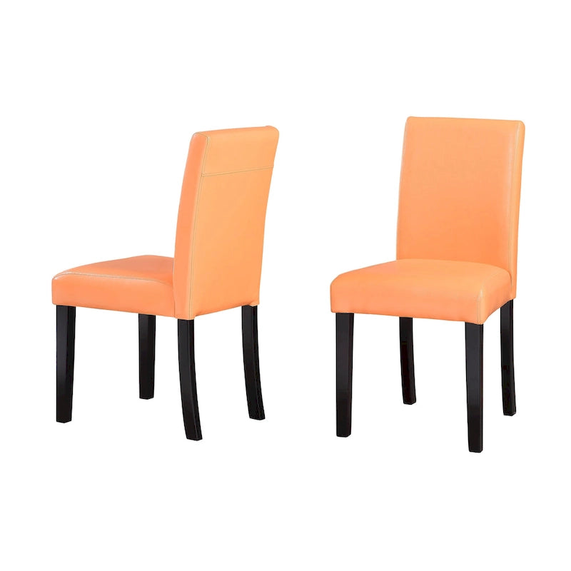 Faux Leather Dining Chairs (Set of 2)