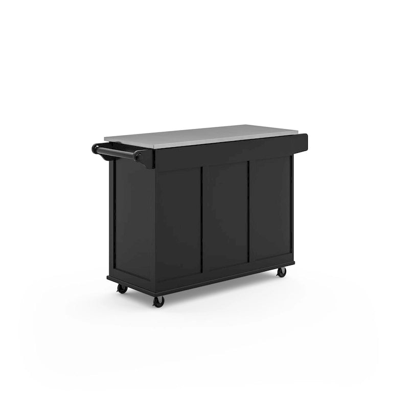Kitchen Cart with Stainless Steel Top