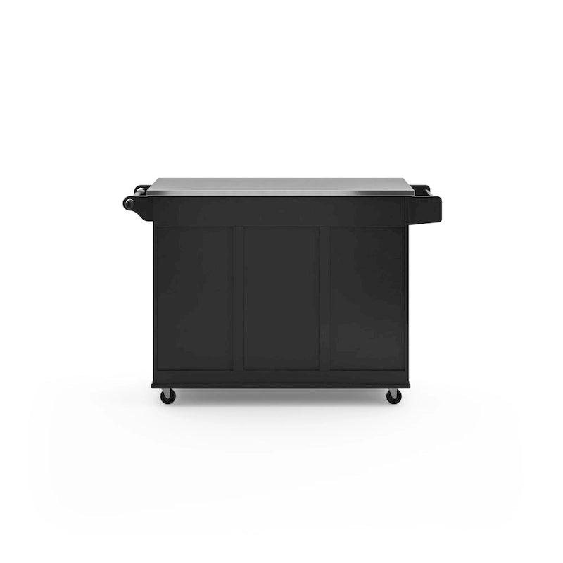 Kitchen Cart with Stainless Steel Top