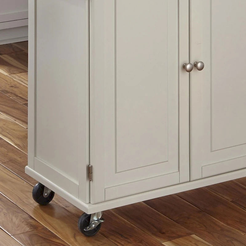 Kitchen Cart with Stainless Steel Top
