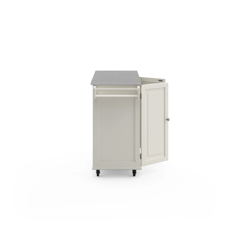 Kitchen Cart with Stainless Steel Top