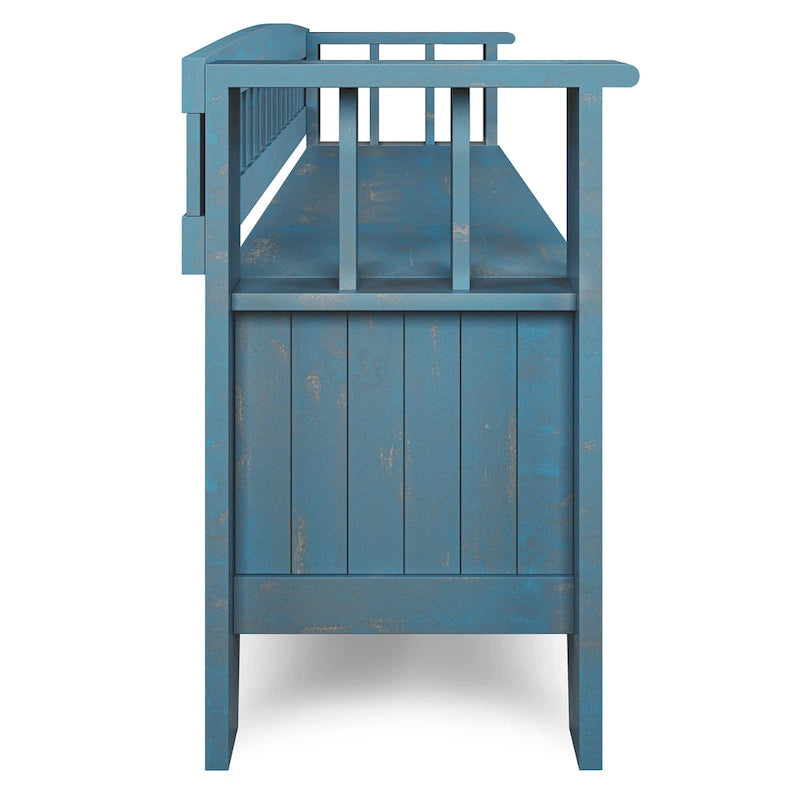 Solid Wood 48-inch Entryway Storage Bench