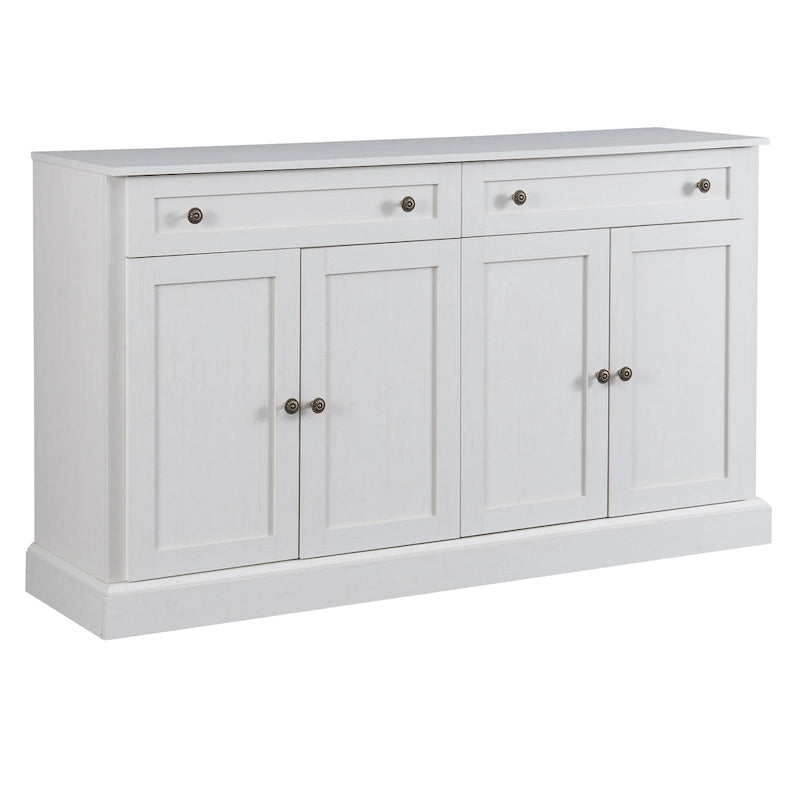 60-Inch Sideboard Buffet Cabinet with 2 Drawers and 4 Doors
