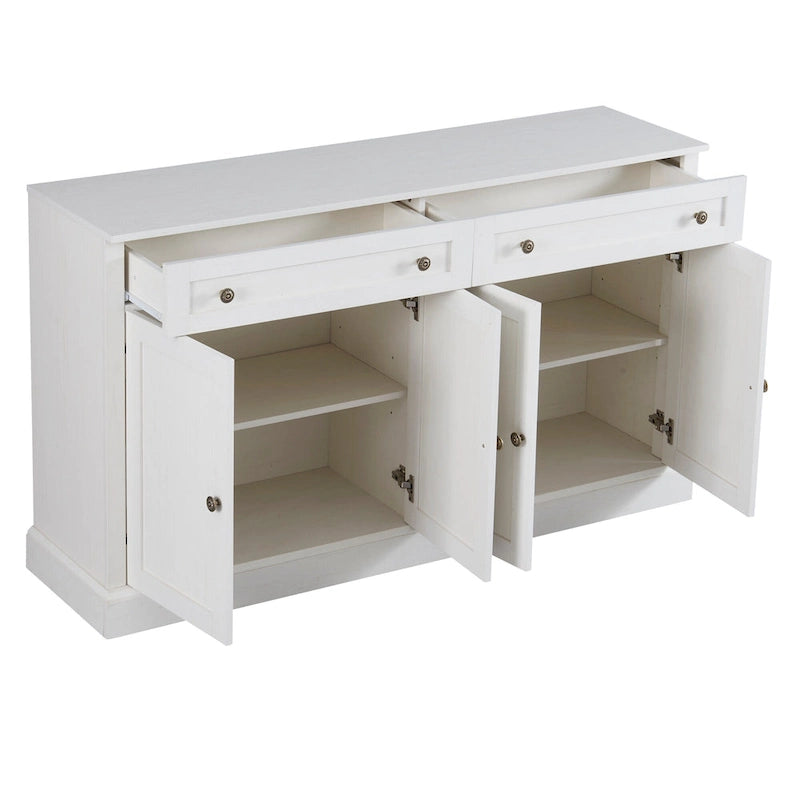 60-Inch Sideboard Buffet Cabinet with 2 Drawers and 4 Doors