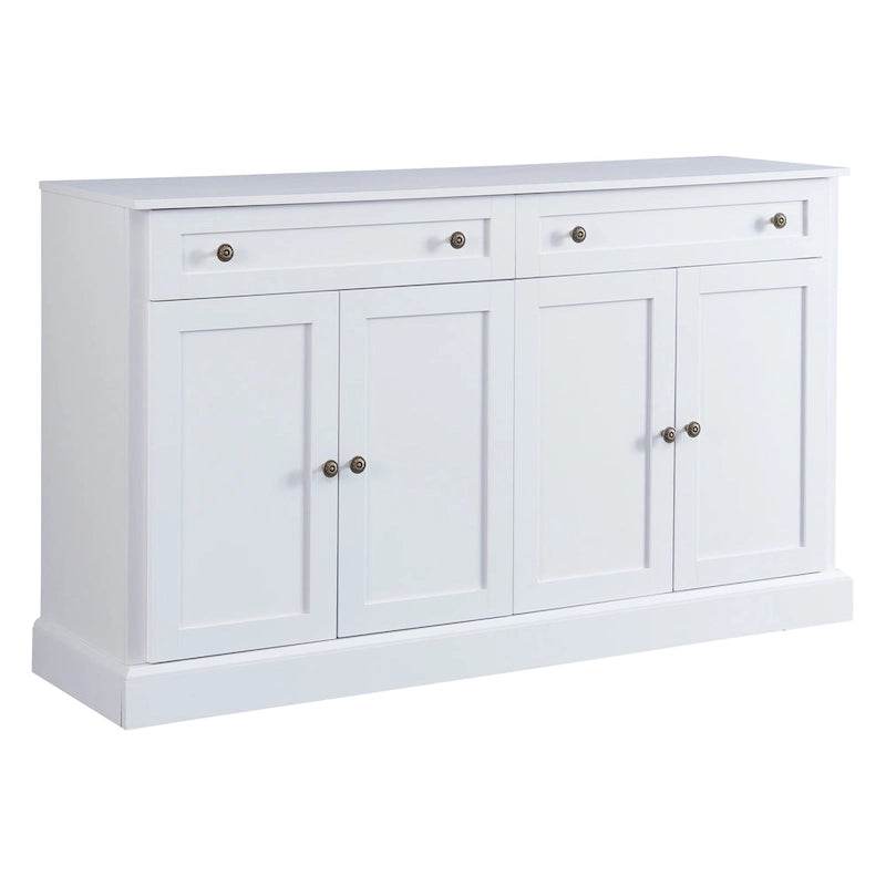 60-Inch Sideboard Buffet Cabinet with 2 Drawers and 4 Doors
