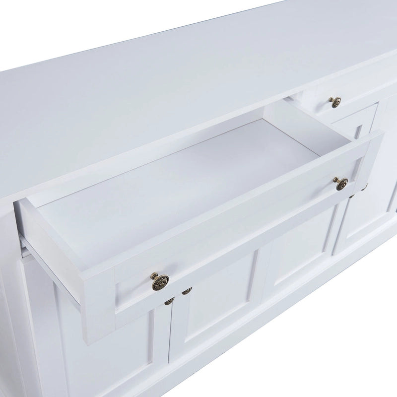 60-Inch Sideboard Buffet Cabinet with 2 Drawers and 4 Doors