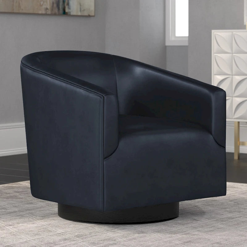 Gilbert Wood Base Swivel Chair by Greyson Living