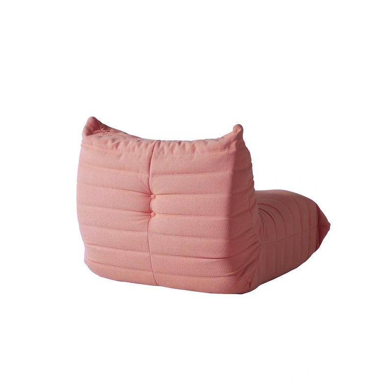 Teddy Velvet Armless Floor Sofa with Foam Filling