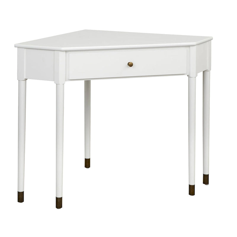 Mid-Century Corner Desk with Drawer