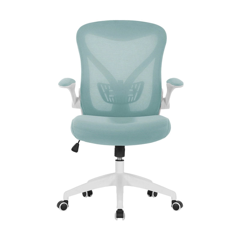 Ergonomic Mesh Office Chair with Flip-Up Arms and Tilt Mechanism