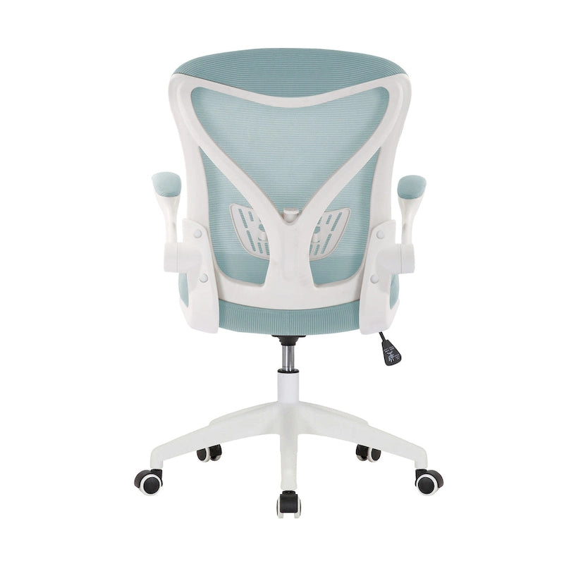 Ergonomic Mesh Office Chair with Flip-Up Arms and Tilt Mechanism