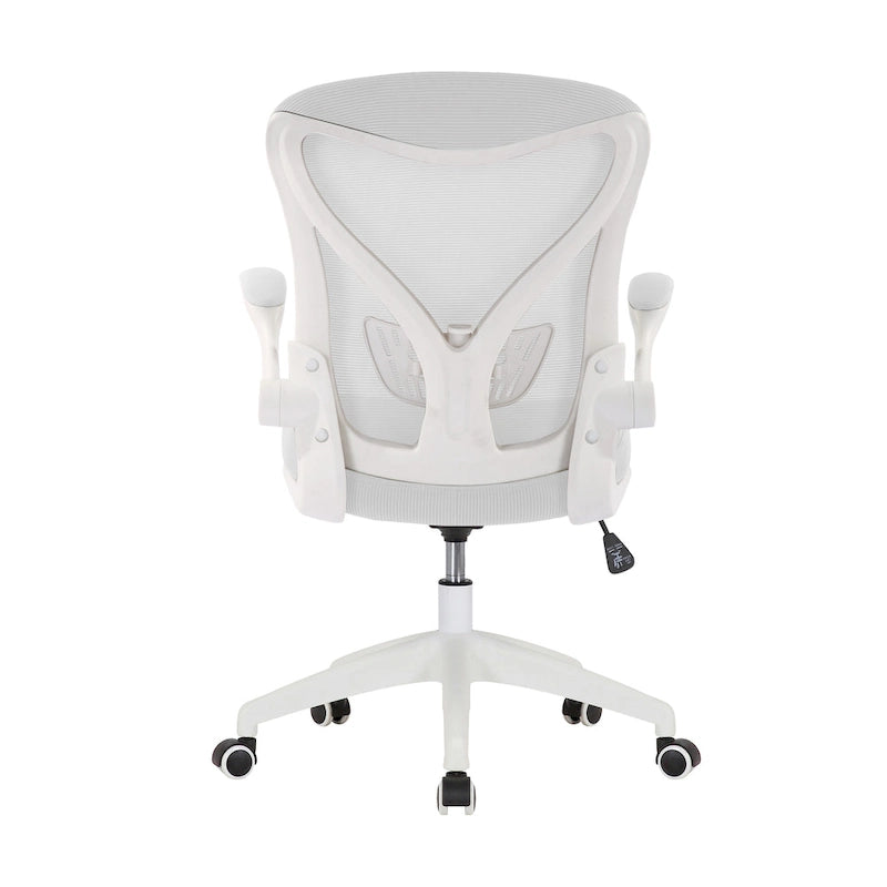 Ergonomic Mesh Office Chair with Flip-Up Arms and Tilt Mechanism