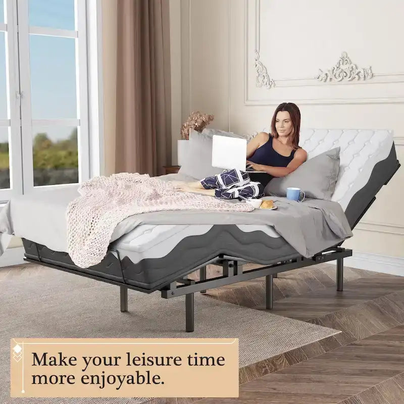 Adjustable Bed Frame with Wireless Remote