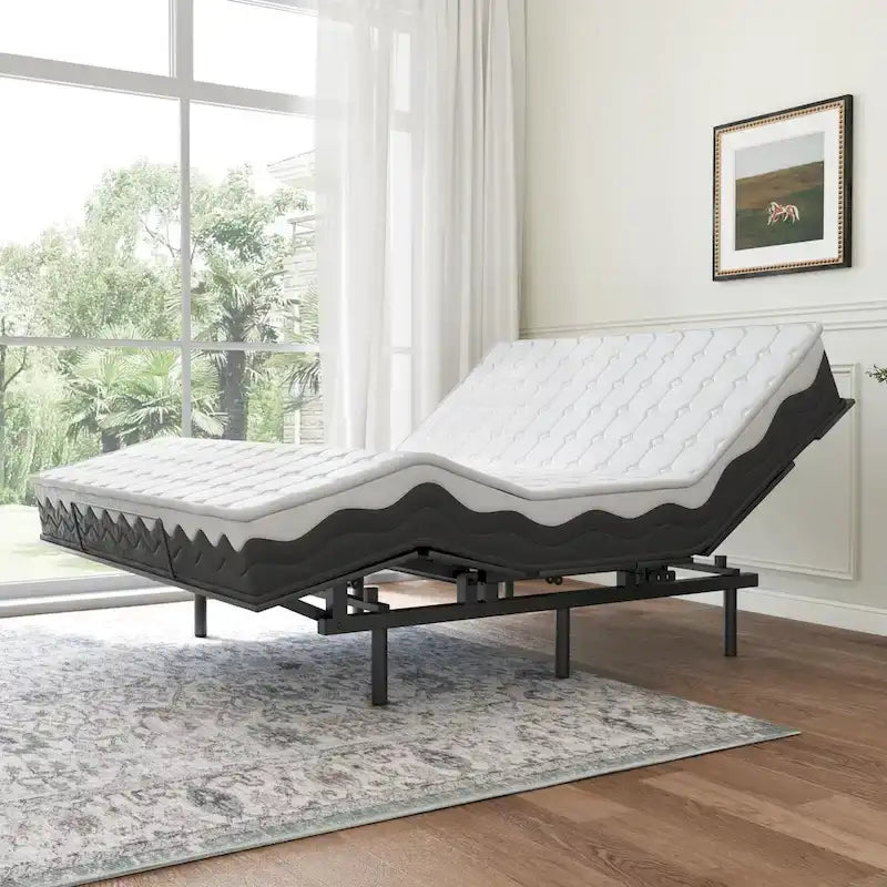 Adjustable Bed Frame with Wireless Remote