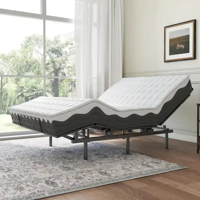 Adjustable Bed Frame with Wireless Remote