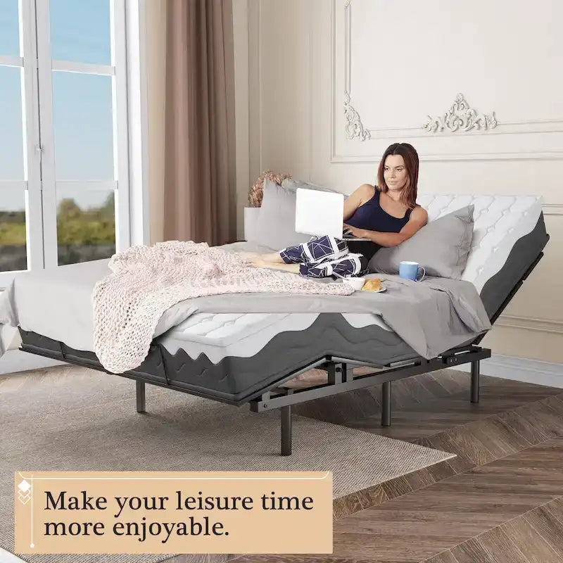 Adjustable Bed Frame with Wireless Remote