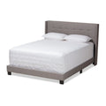 Contemporary Tufted Fabric Bed