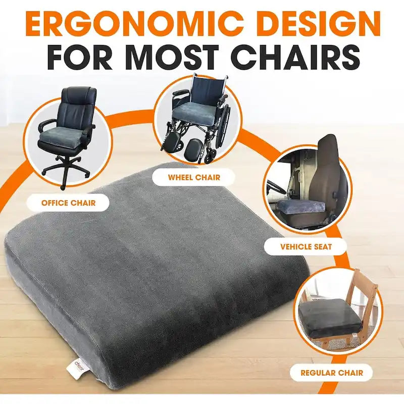 Extra-Large Supportive Memory Foam Seat Cushion
