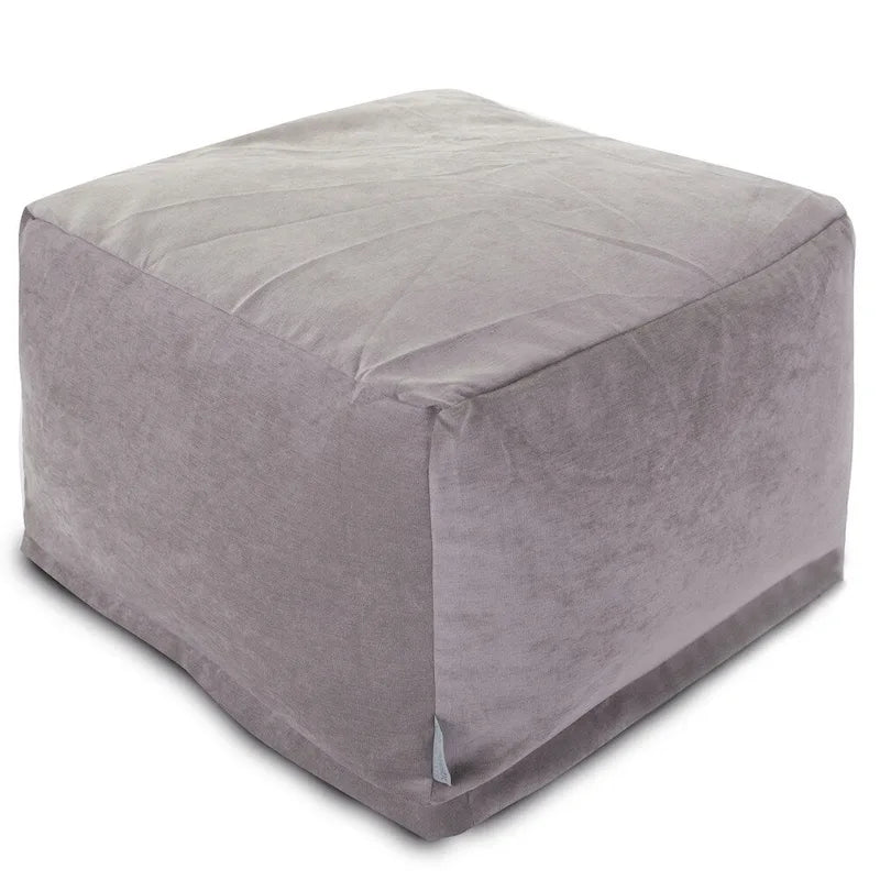 Indoor Velvet Ottoman Pouf