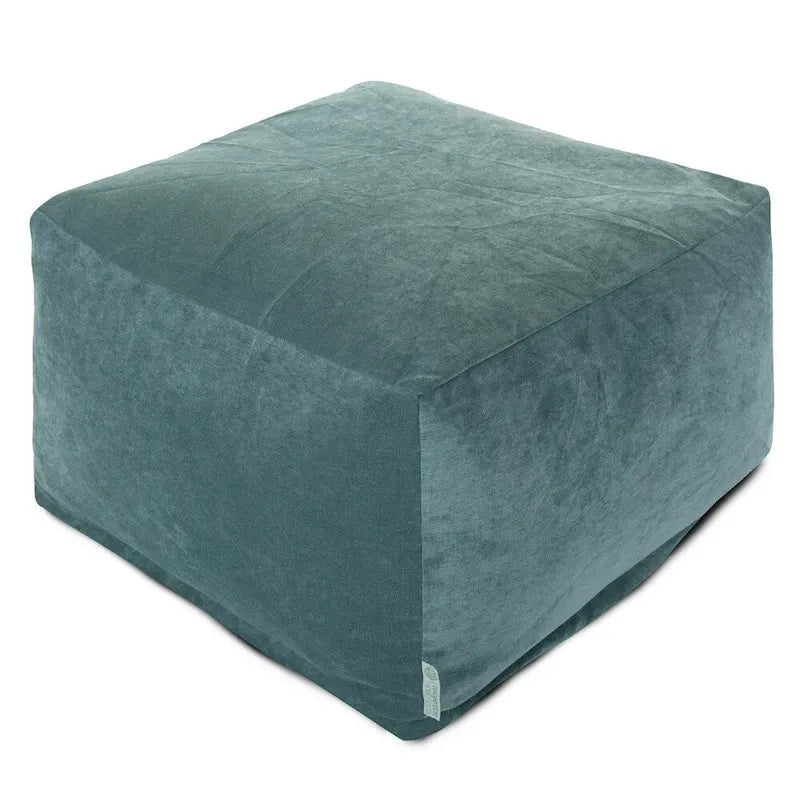 Indoor Velvet Ottoman Pouf