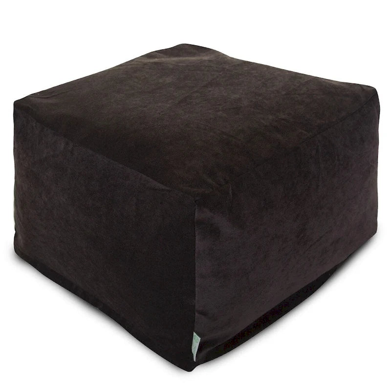 Indoor Velvet Ottoman Pouf