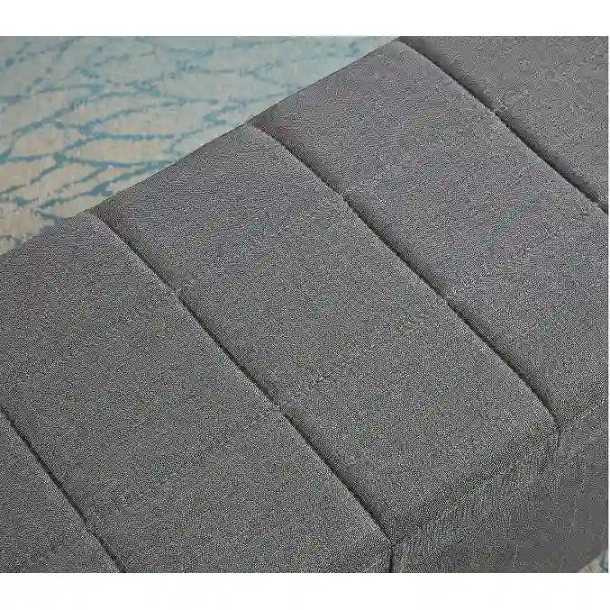Rectangular Upholstered Storage Bench for Bedroom and Entryway
